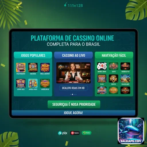 Ilustração de Explore o Aplicativo Cassino da baleiapg com Segurança e Agilidade