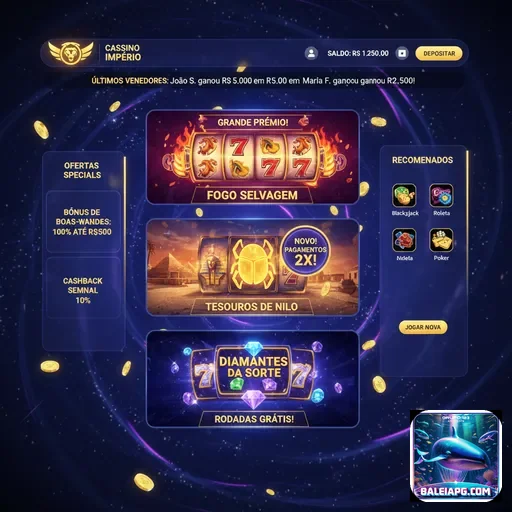 Ilustração de Explore as ofertas VIP da baleiapg em jogos de cassino